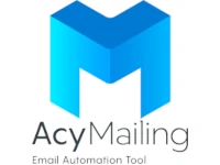 Newsletter professionali direttamente dal tuo sito Il logo e il marchio di AcyMailing
