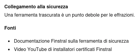 La risposta di ChatGPT cita le fonti, ma senza link